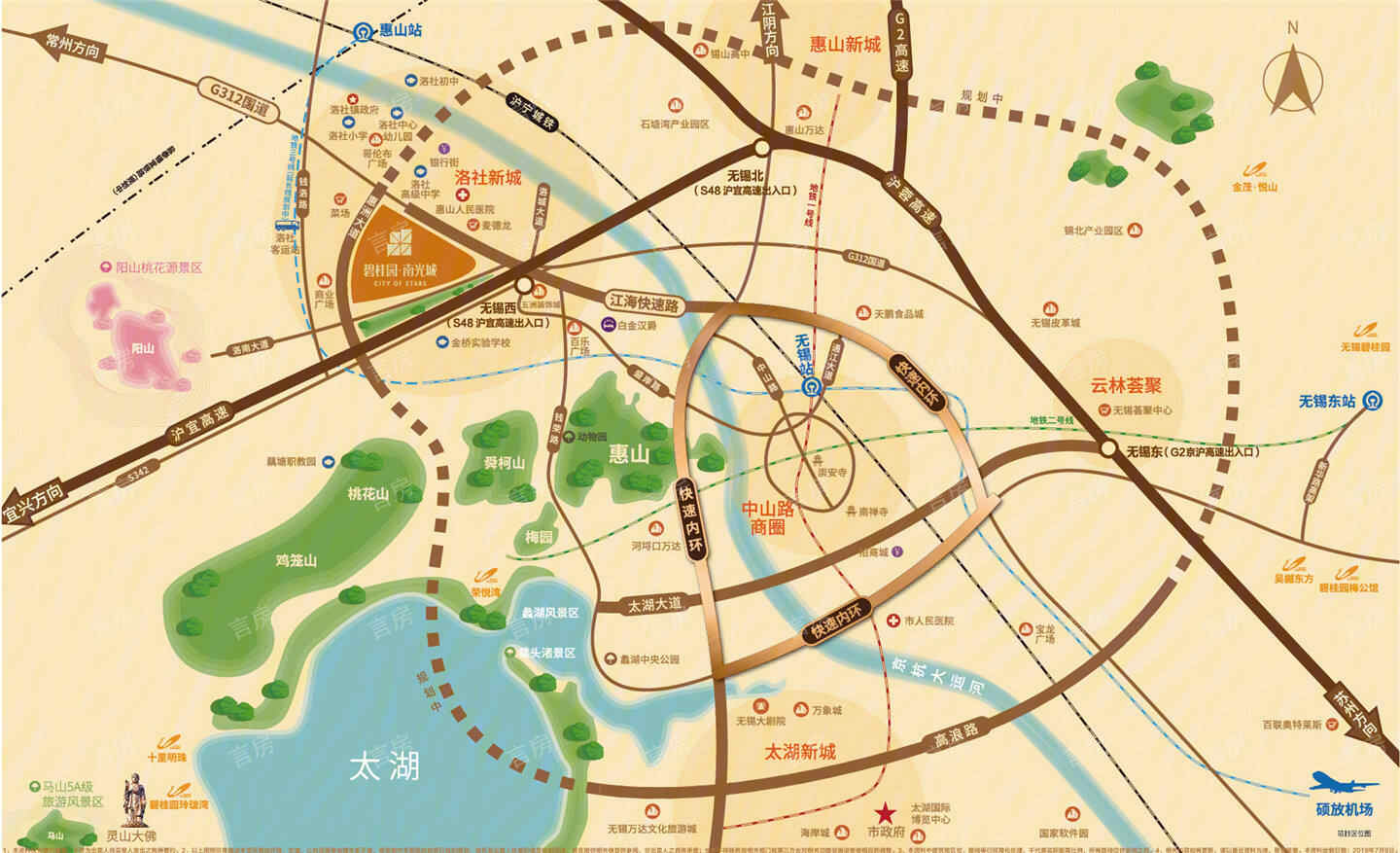 碧桂园南光城位置图