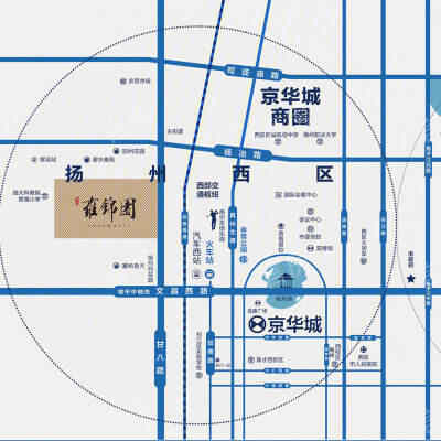 蓝光雍锦园位置图