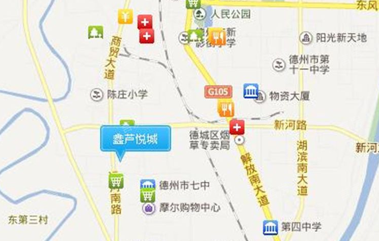 鑫芦悦城位置图
