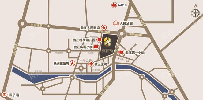 韶关·亿华时代广场位置图
