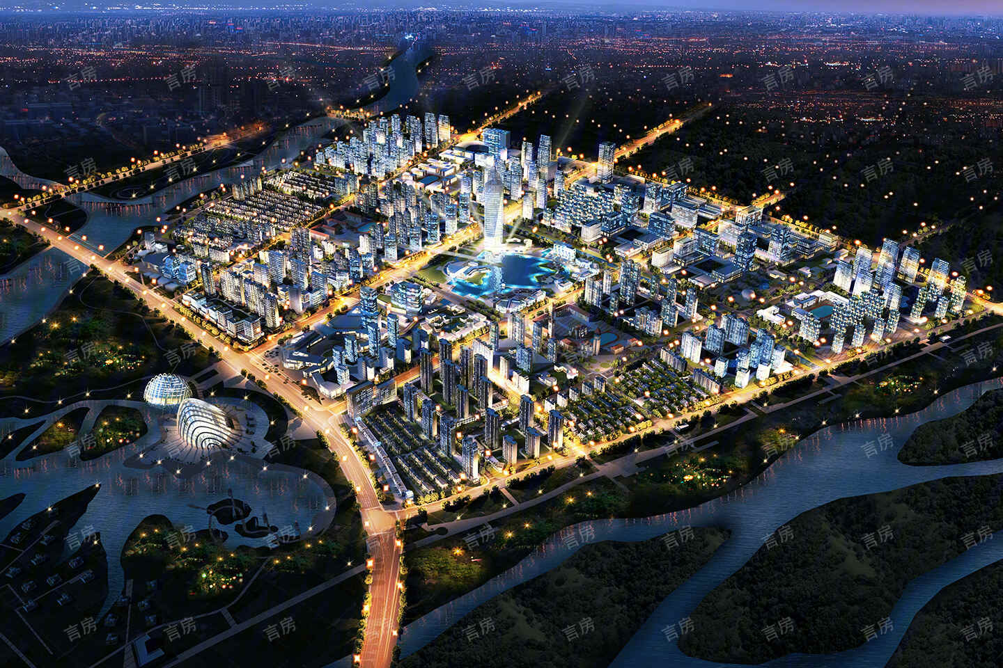 中欧国际城效果图
