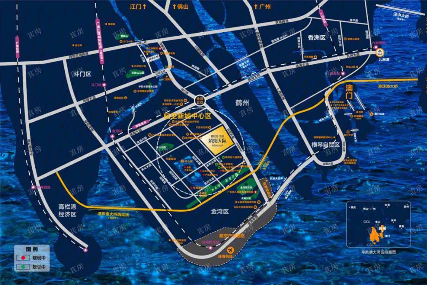 碧桂园·华发滨海天际位置图