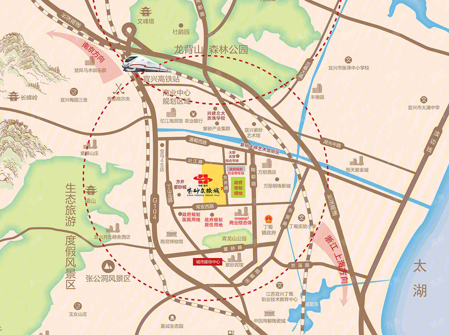 陶井紫砂文旅广场位置图