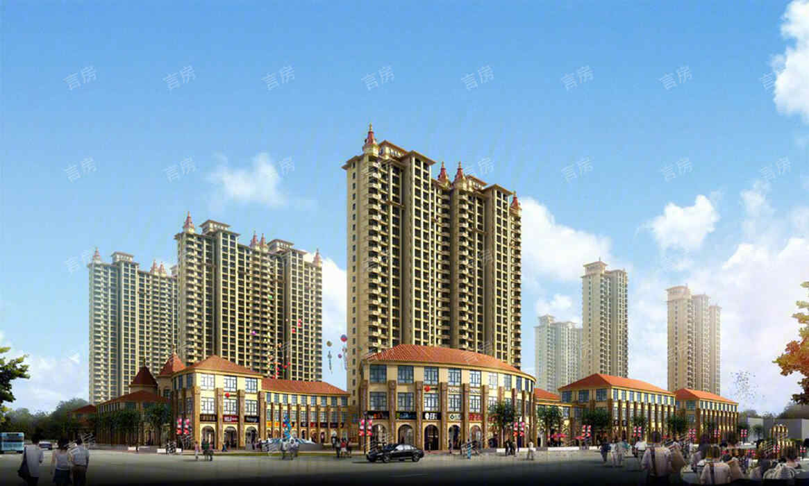 中南锦城实景图