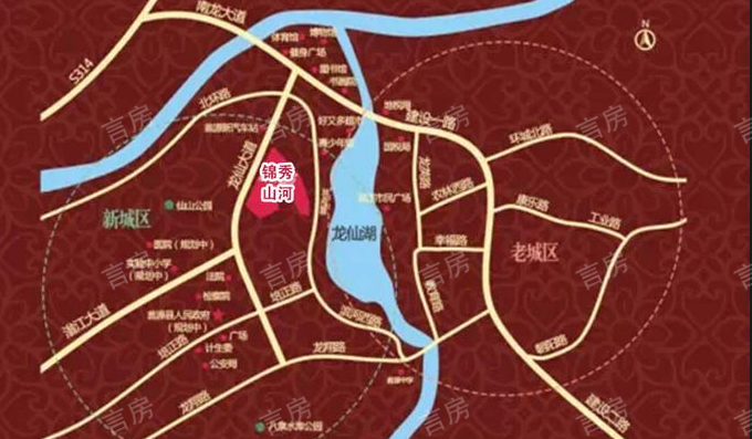 锦绣山河位置图