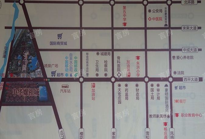 中华嫘祖城位置图