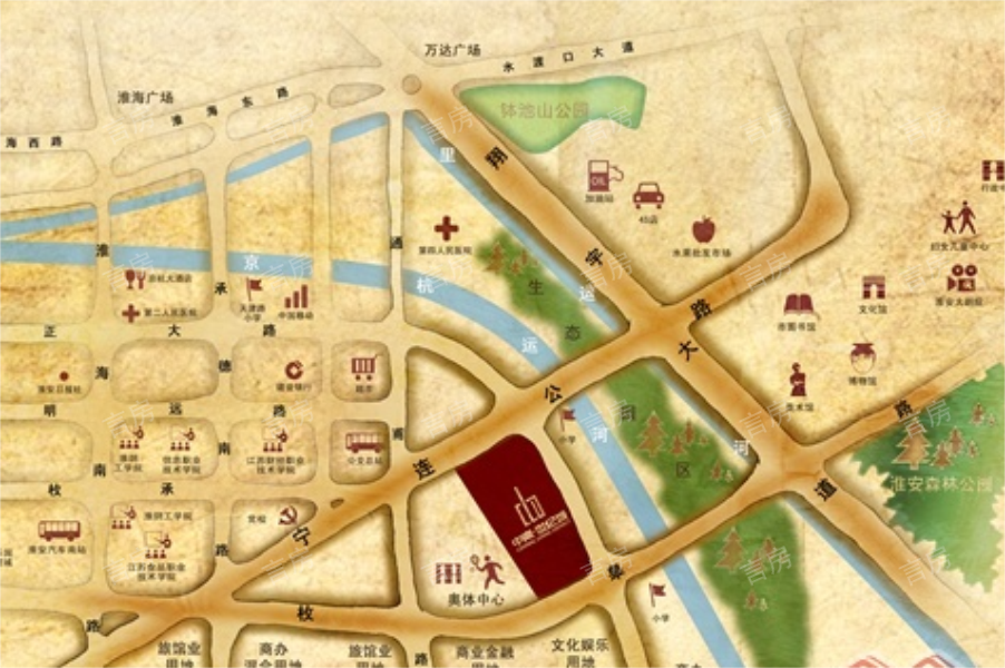 中南世纪城位置图