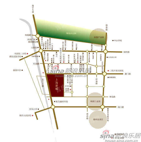 上海新城位置图