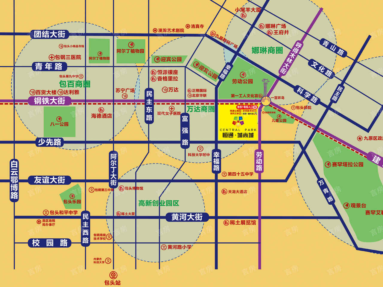 恒通城尚城位置图