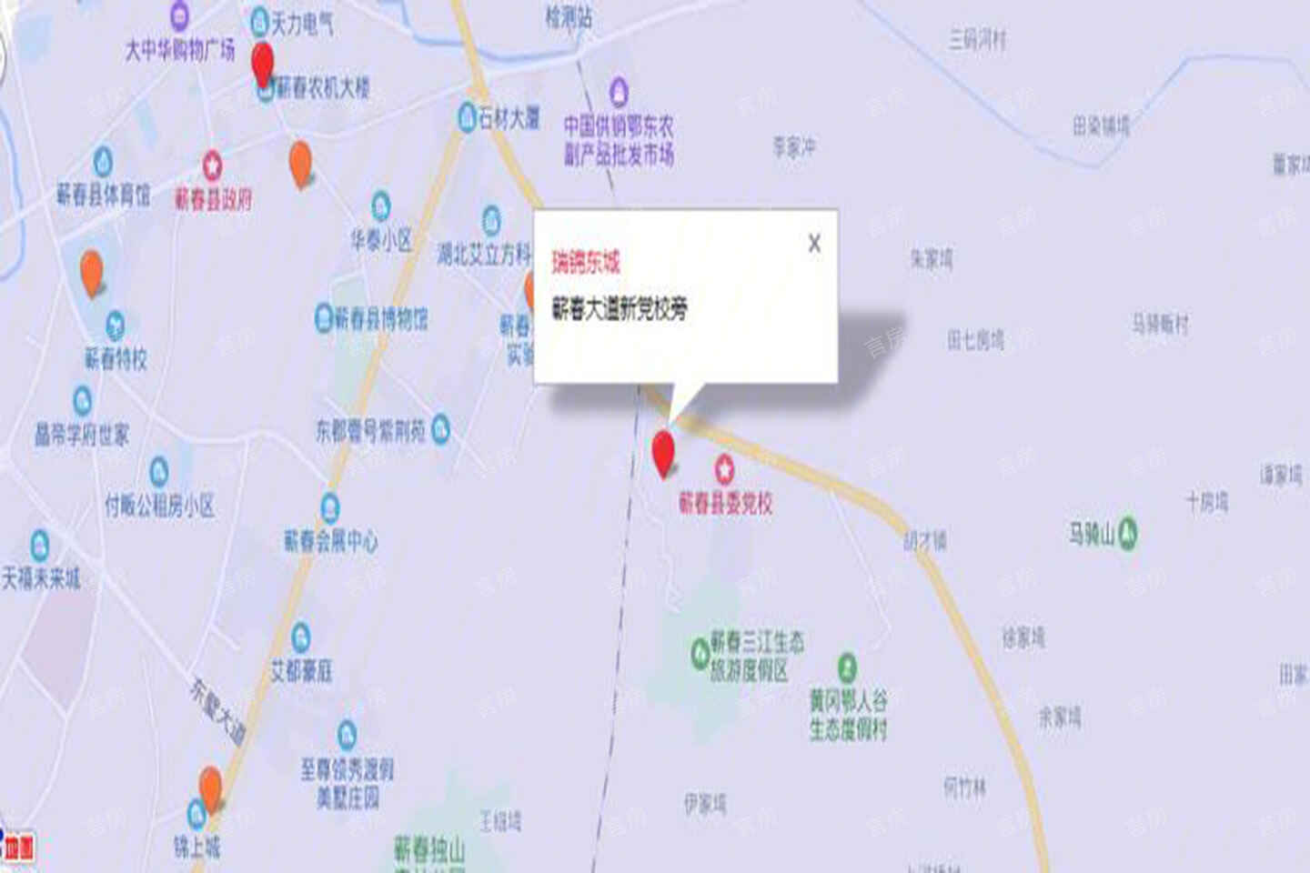瑞锦东城位置图
