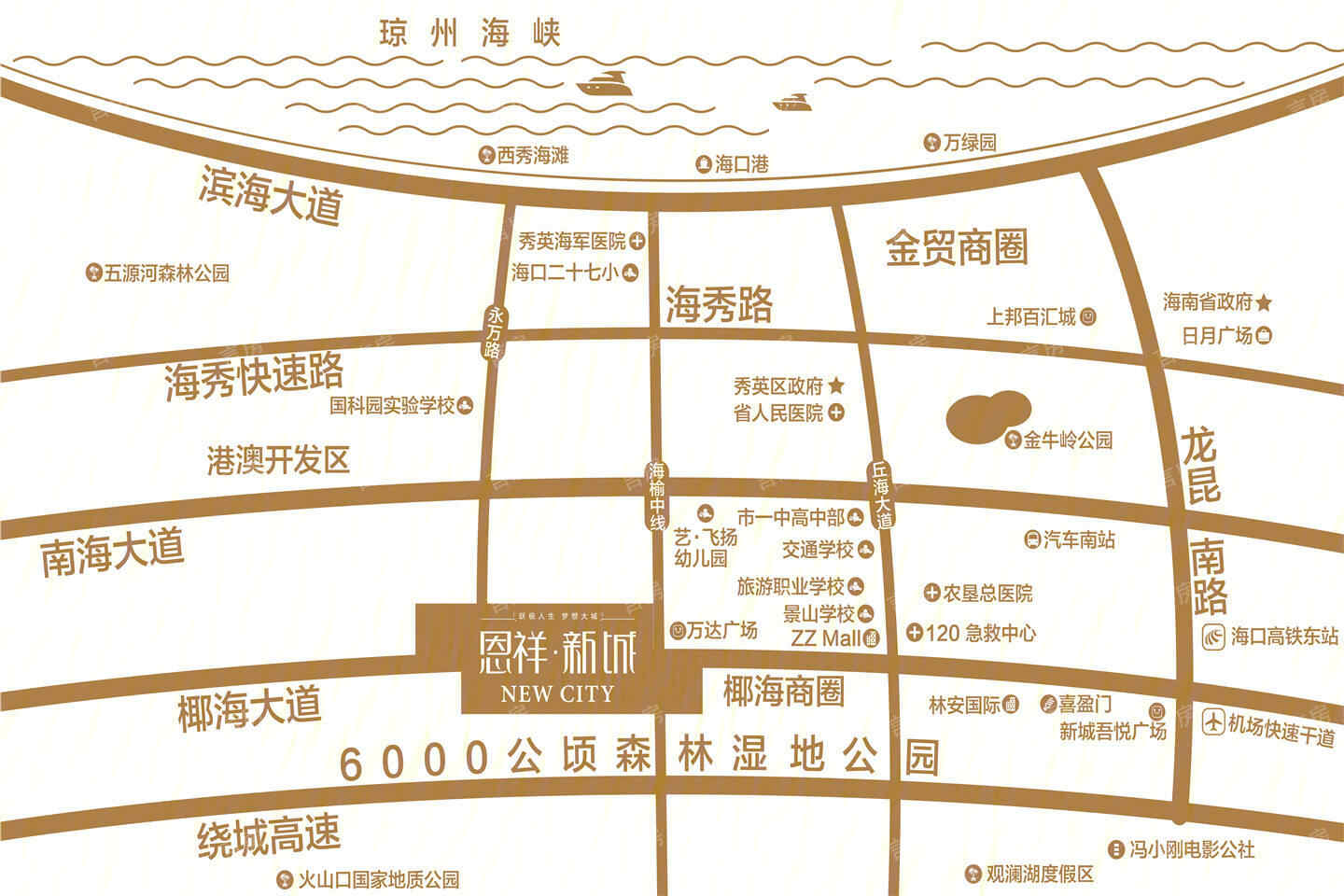 恩祥·新城位置图