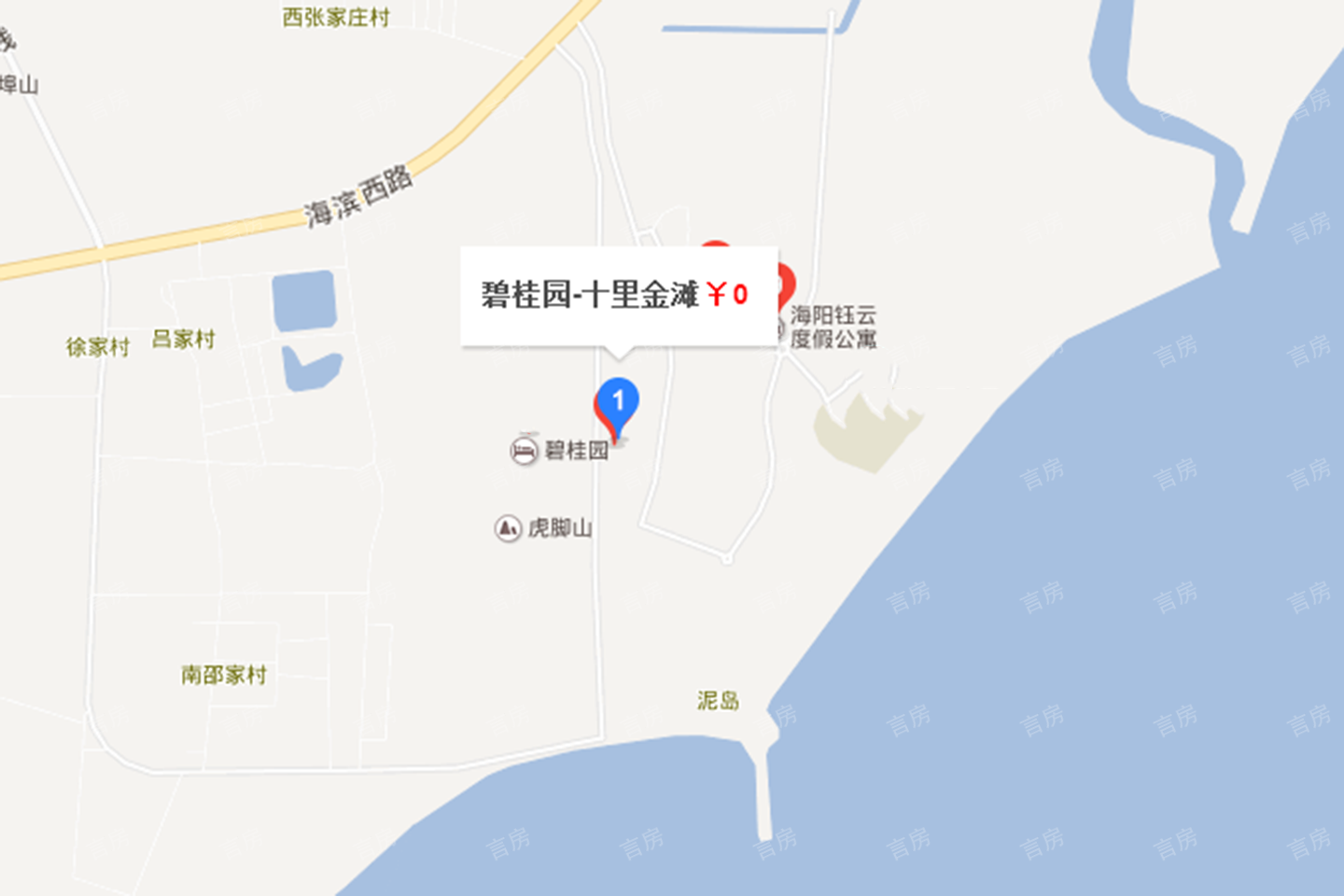 碧桂园滨海城位置图
