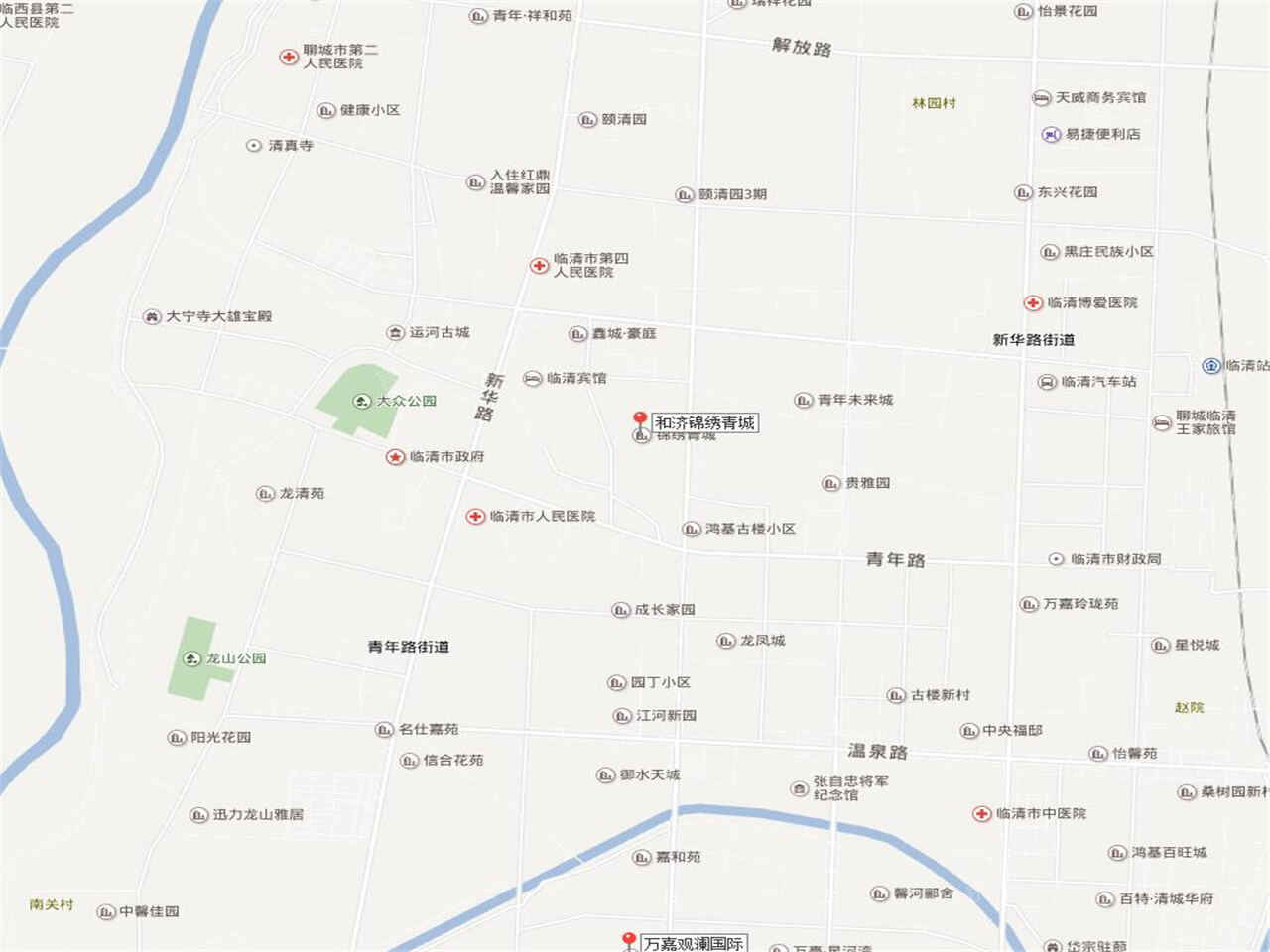 和济锦绣青城位置图