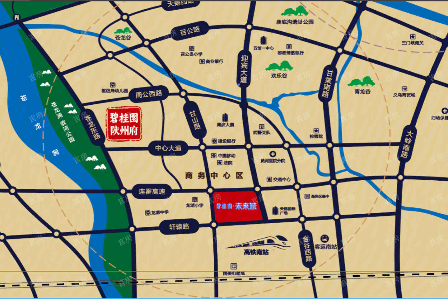 碧桂园未来城位置图
