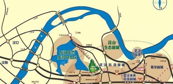 东谷中鑫城位置图
