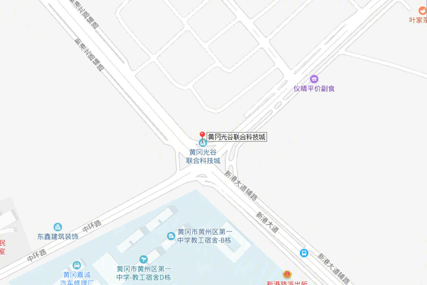 黄冈光谷联合科技城位置图