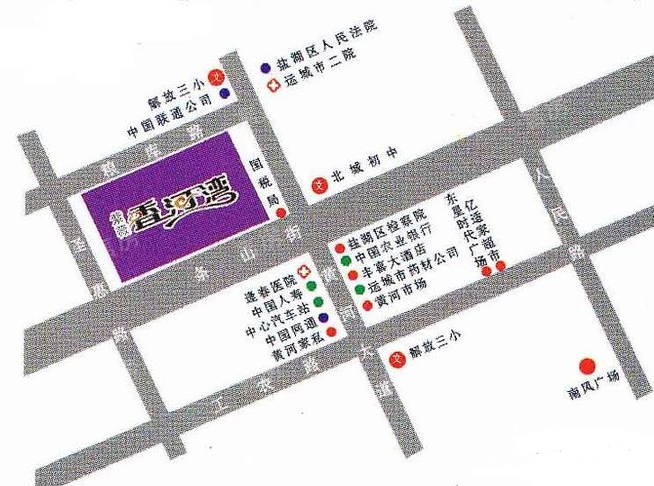紫薇·香河湾位置图