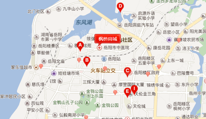 枫桥尚城位置图