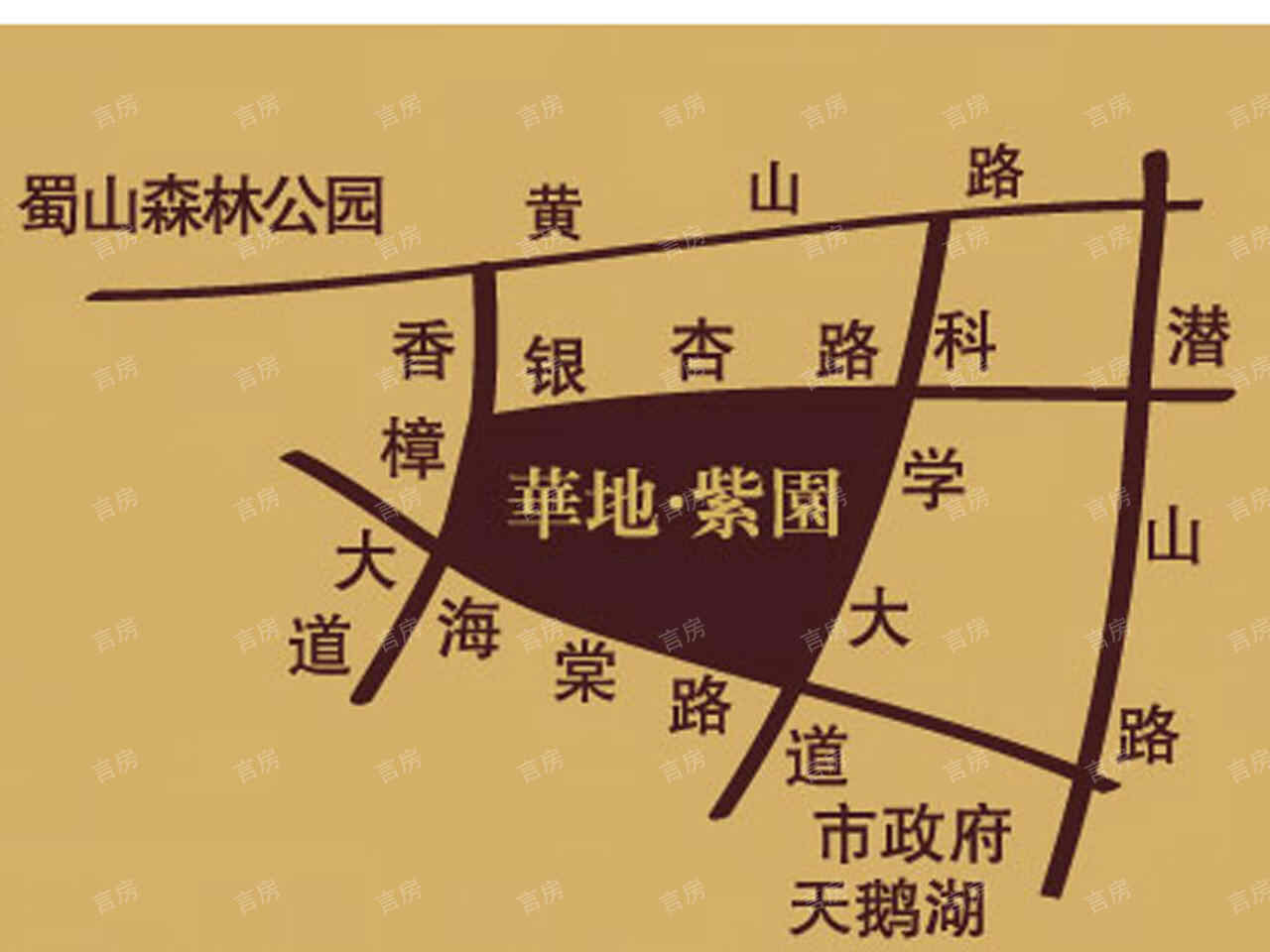 华地紫园位置图