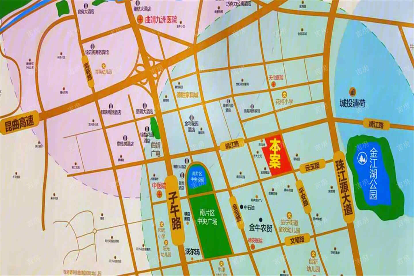 锦江花园二期位置图