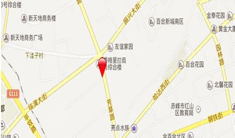 赤峰香格里拉国际城位置图