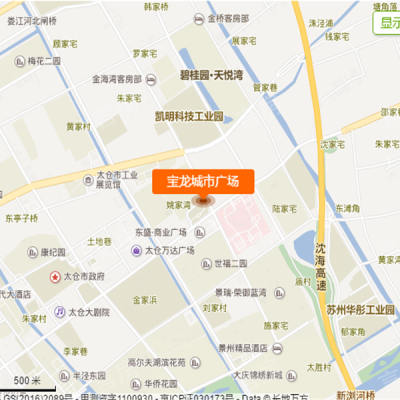 宝龙城市广场位置图