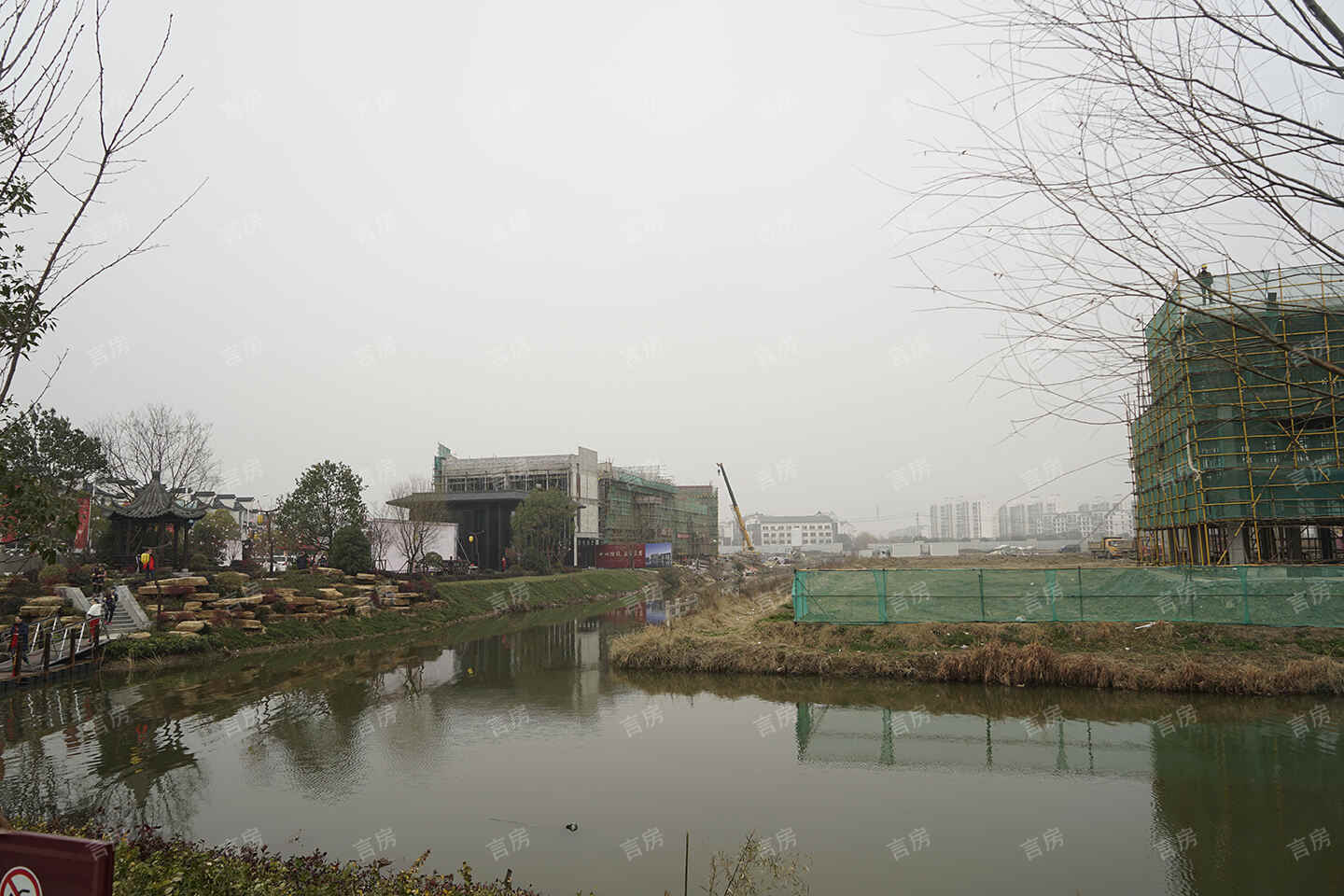 中洲花溪樾现场图片