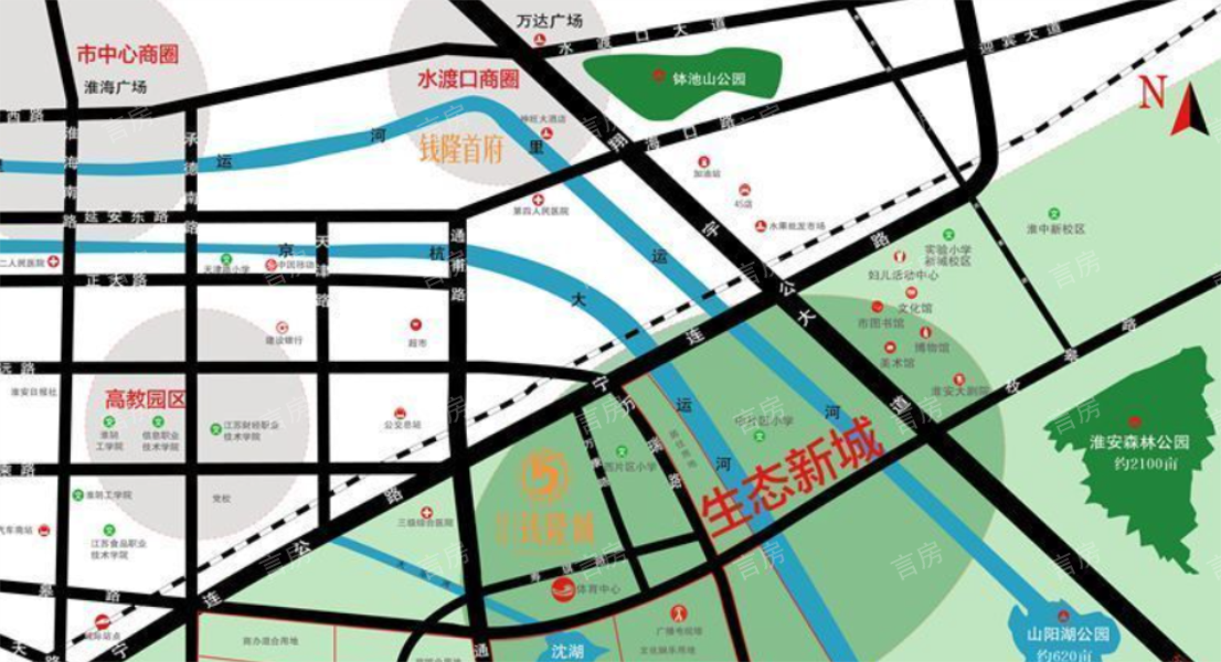 福晟钱隆城位置图