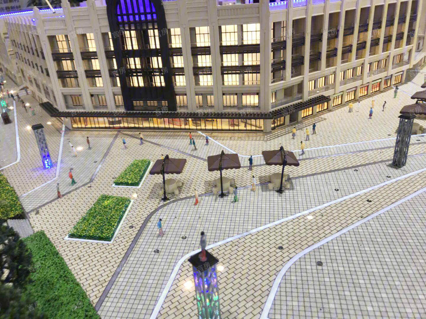 梅园欢乐商业广场沙盘图