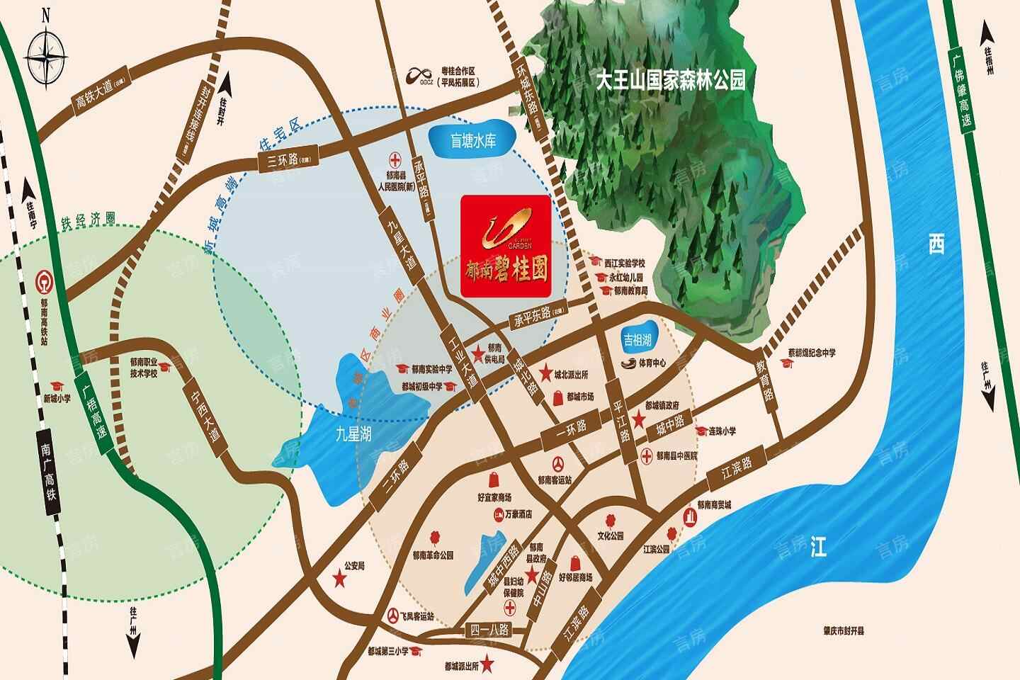 郁南碧桂园位置图