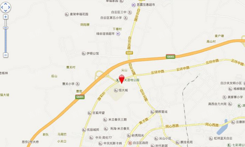 北尚华城位置图