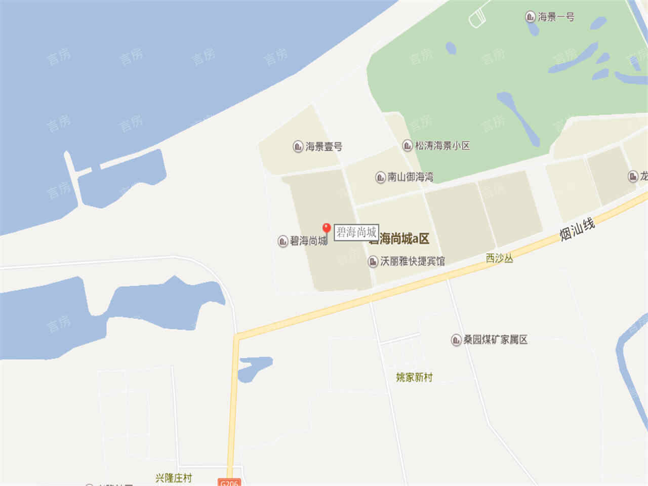 龙口碧海尚城位置图