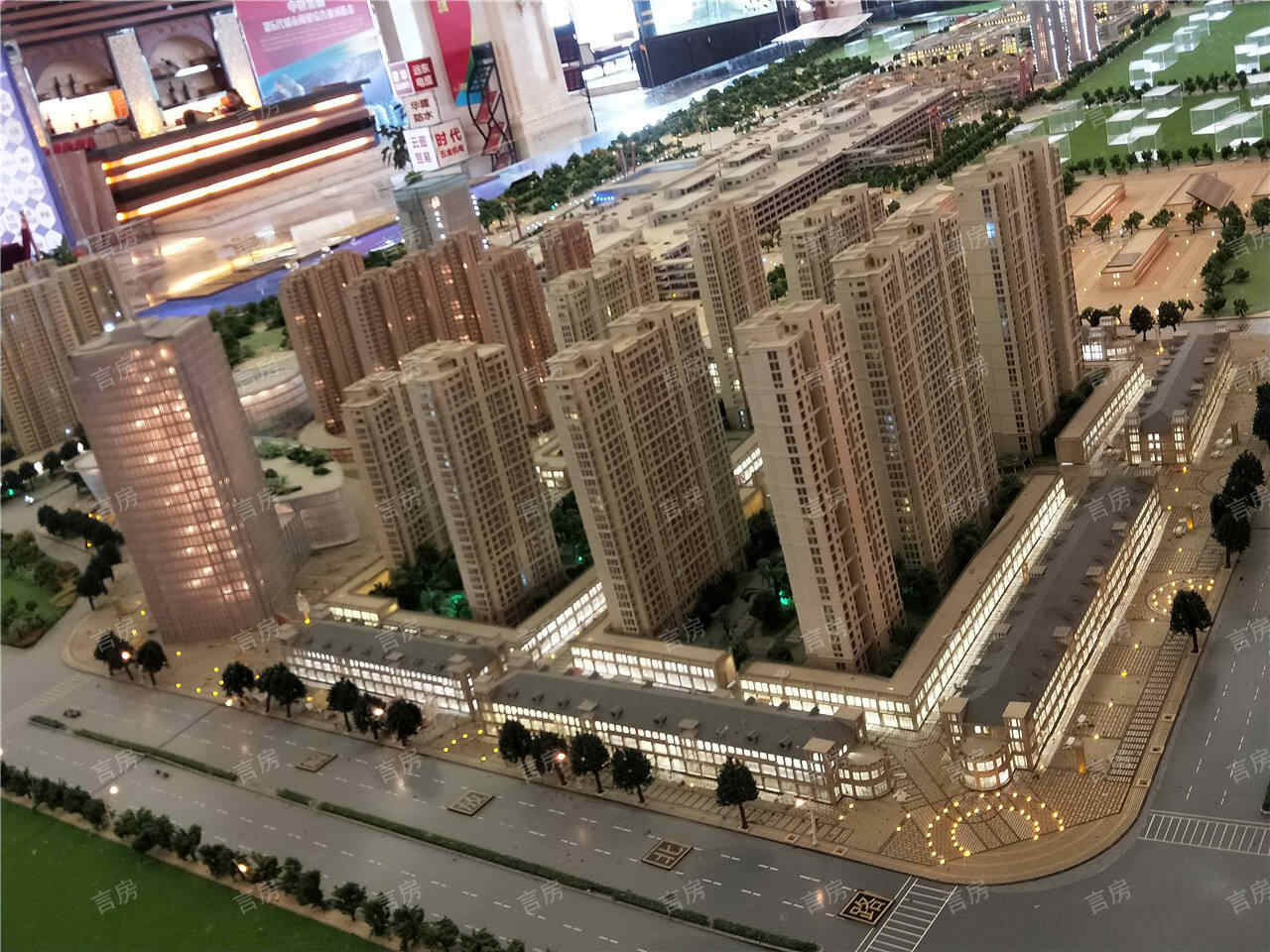 中恒蚌埠义乌国际商贸城商铺沙盘图
