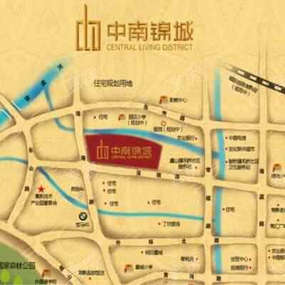 中南锦城位置图