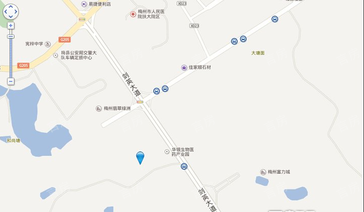 梅县碧桂园位置图