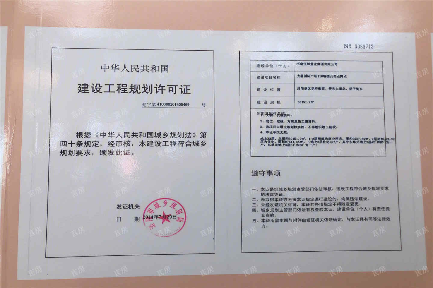 大曌国际广场开发商营业执照