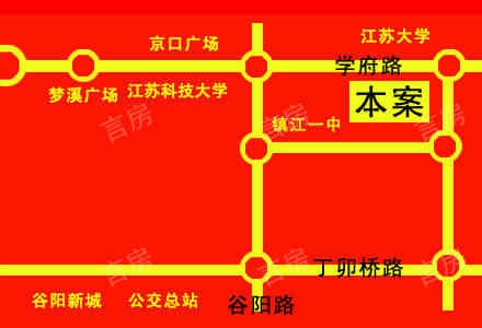 香江爱情公寓位置图