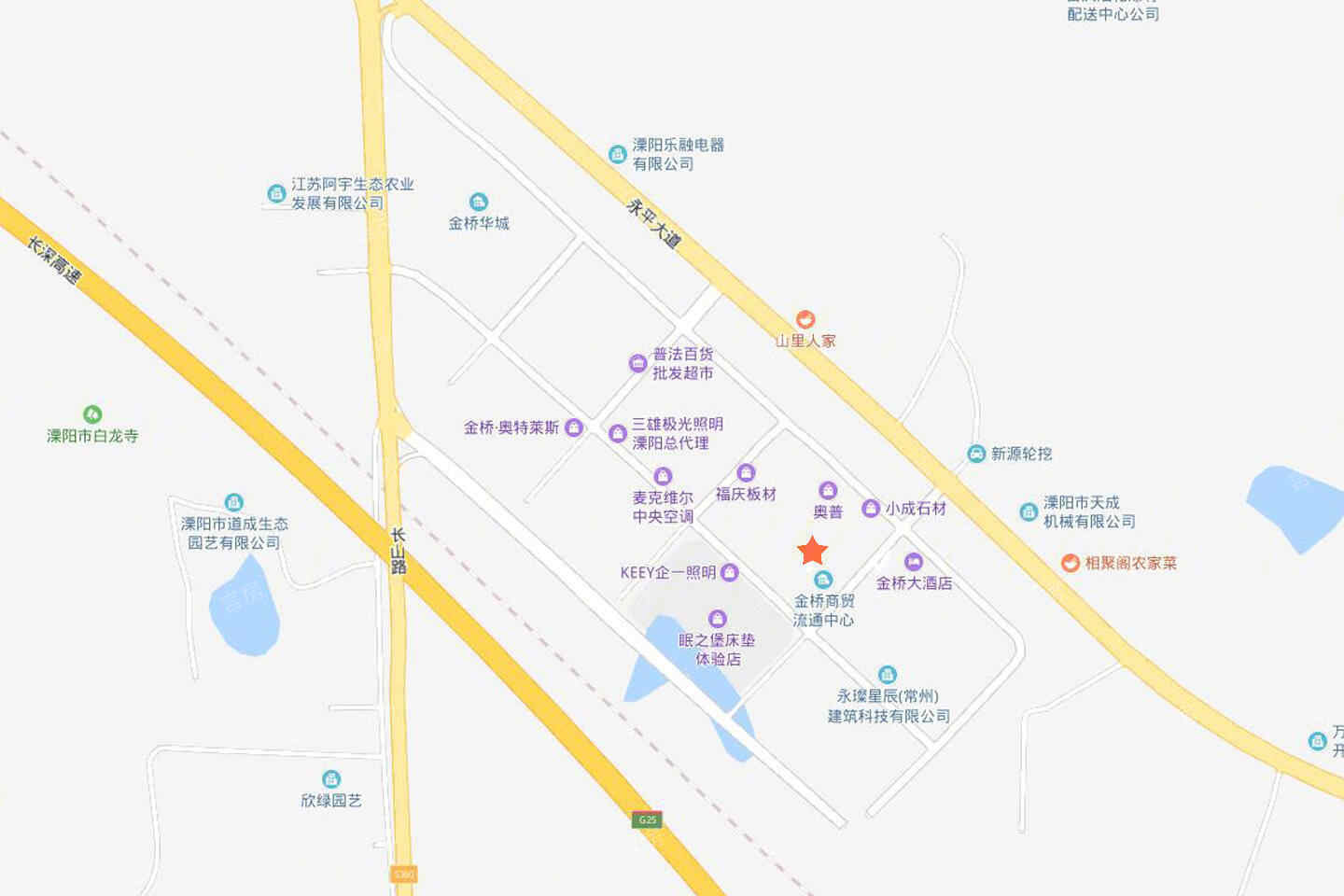 江苏金桥流通中心位置图