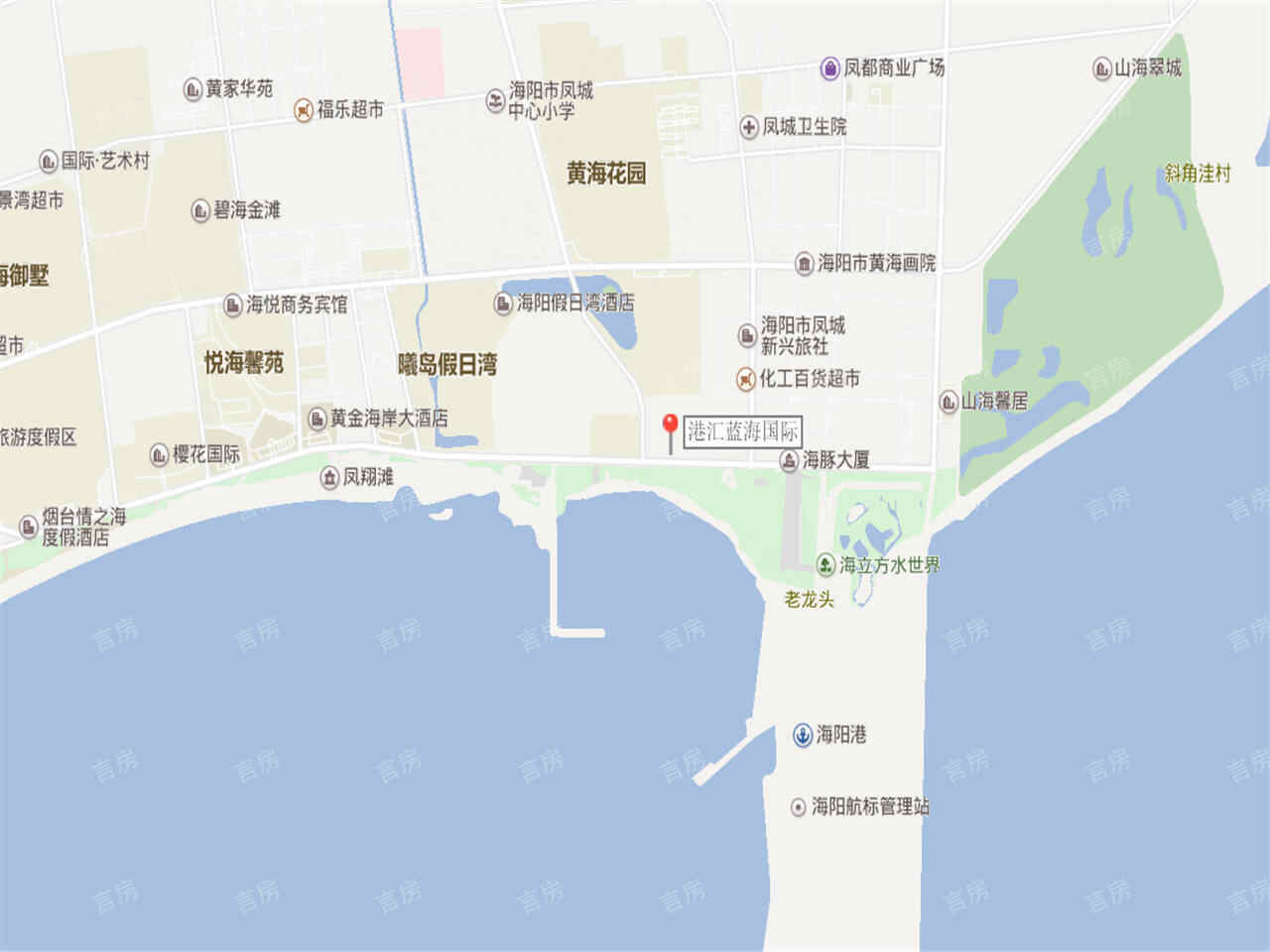 港汇蓝海国际位置图