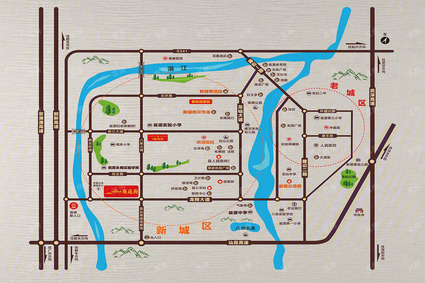 翁源碧桂园位置图