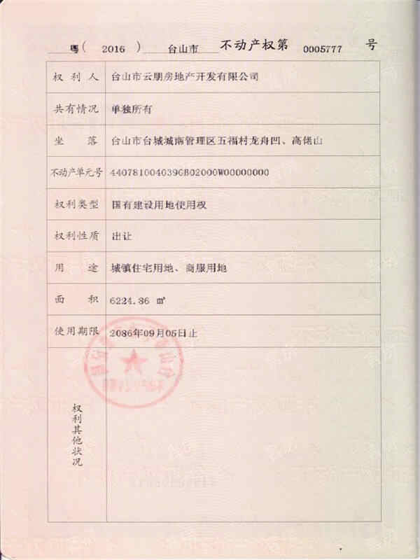 龍灣路九號开发商营业执照