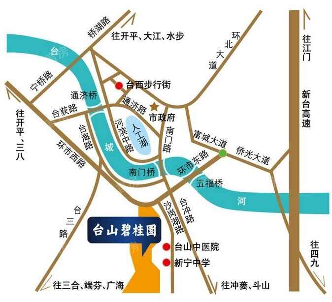 台山碧桂园位置图