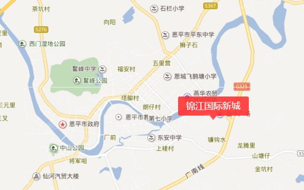 锦江国际新城位置图