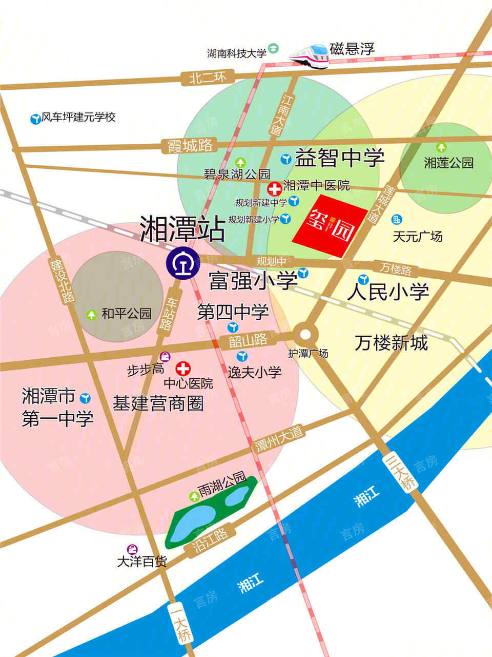 天元广场·玺园位置图