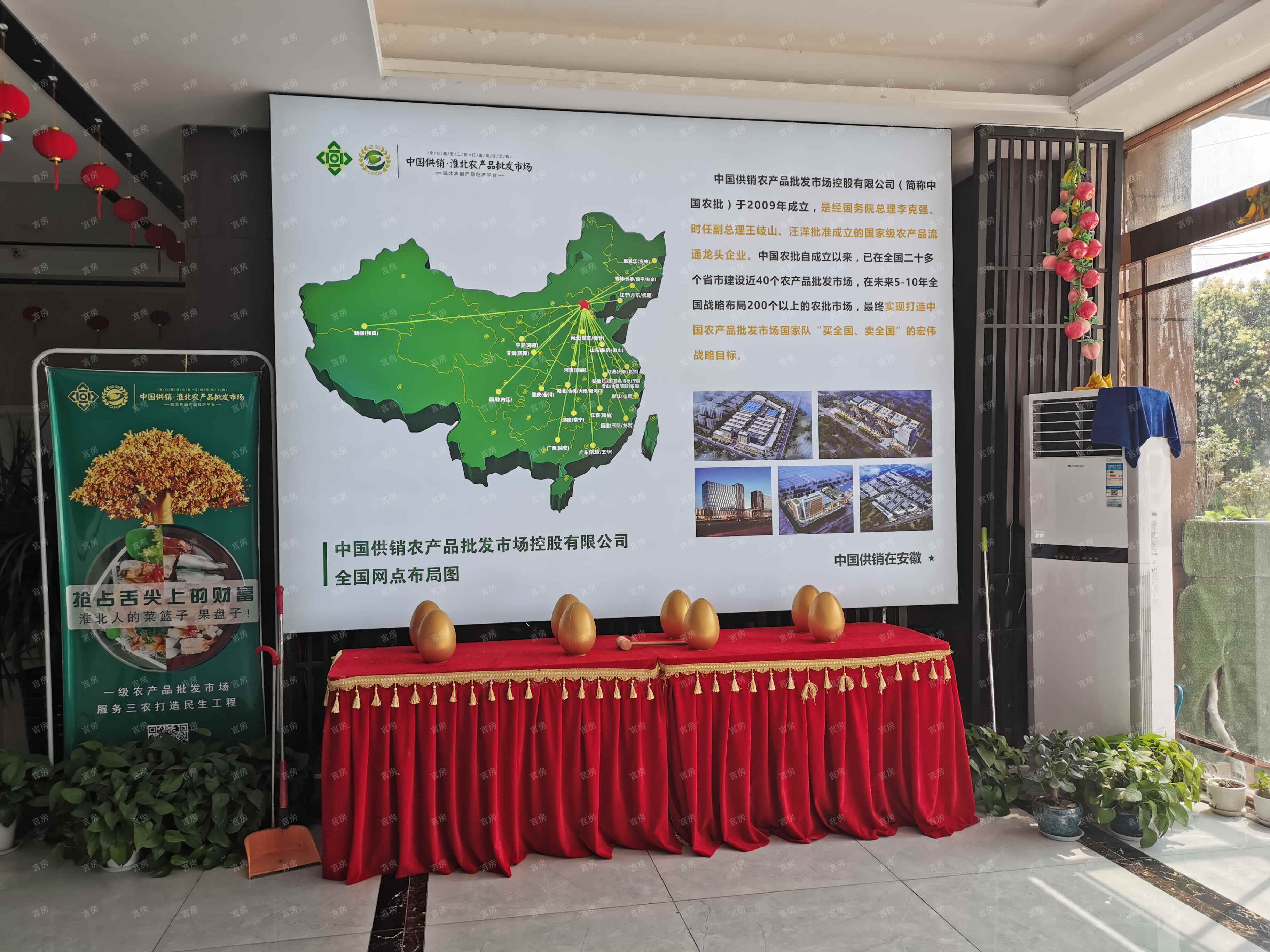 中国供销·淮北农产品批发市场实景图