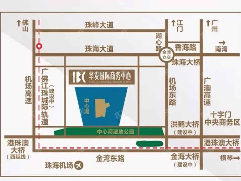 华发国际商务中心位置图