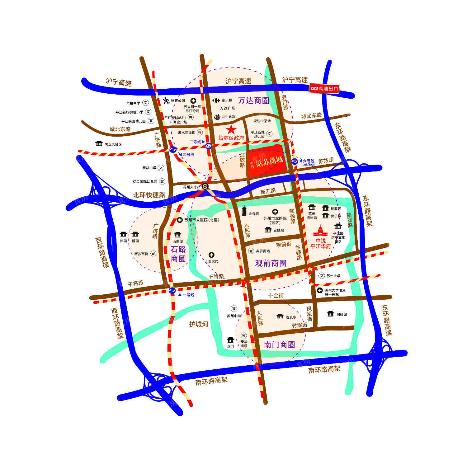 中锐尚城商业中心位置图