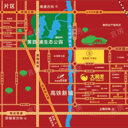 碧桂园尚东区位置图
