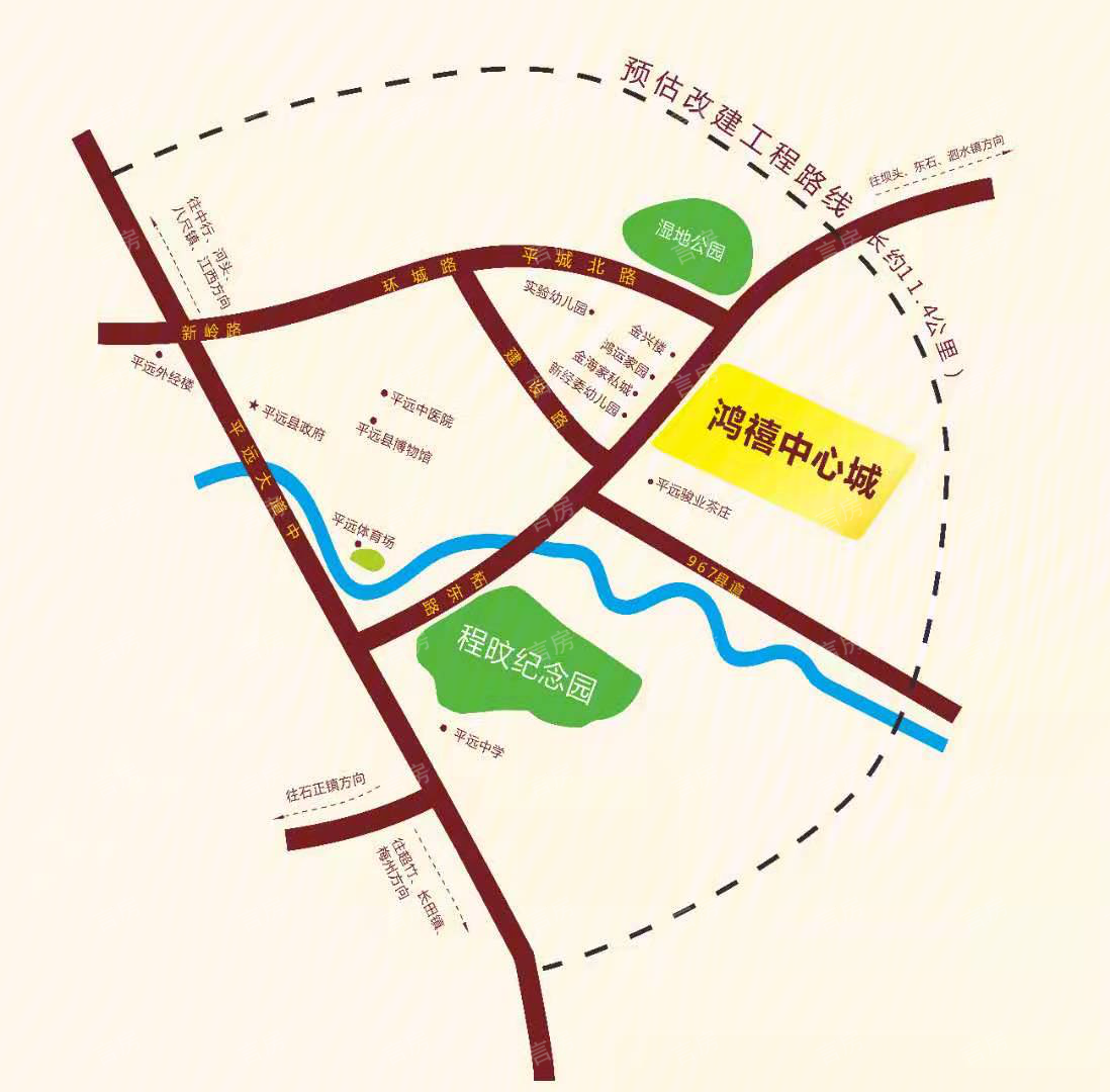 鸿禧中心城尚园位置图
