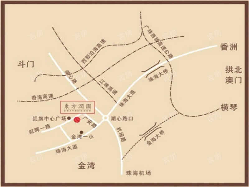 东方润园位置图